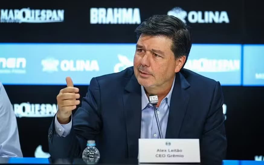 Alexandre Leitão, CEO do Grêmio, alvo da ação do Botafogo no STJD