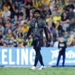 Goleiro Hugo Souza com a camisa da Seleção Brasileira no amistoso contra a Austrália