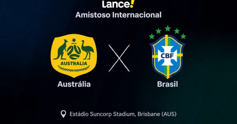 Jogos de hoje 29/09: arte do amistoso Austrália x Brasil, destaque da agenda de futebol