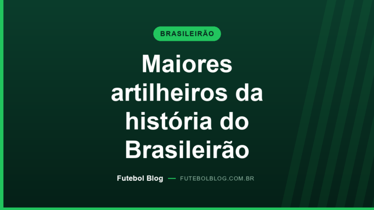 Capa do Futebol Blog: maiores artilheiros da história do Brasileirão, ranking de gols