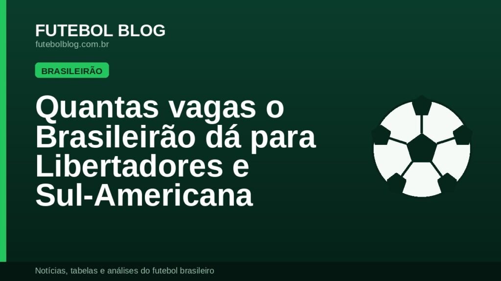Taça do Brasileirão no gramado, ilustrando quantas vagas o Brasileirão dá para a Libertadores e a Sul-Americana
