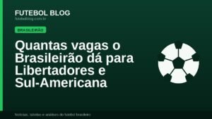 Taça do Brasileirão no gramado, ilustrando quantas vagas o Brasileirão dá para a Libertadores e a Sul-Americana